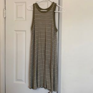 Target Green and White Strip Medium Dress